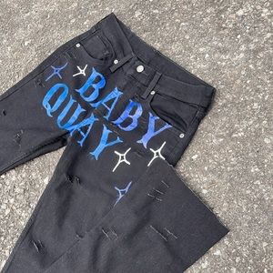 I make custom stack jeans any colors you want and words & numbers